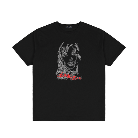 Dime Abstract T-Shirt  - Black