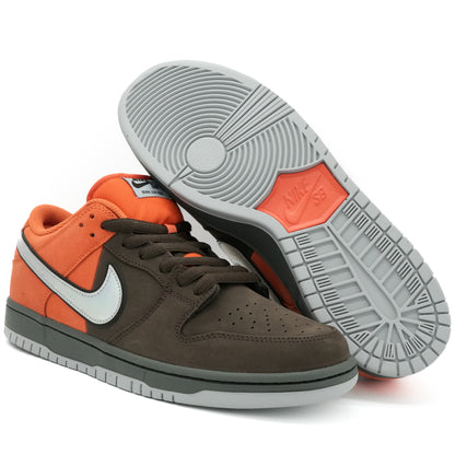 Nike SB Dunk Low Pro - Safety Orange / Wolf Grey / Baroque Brown