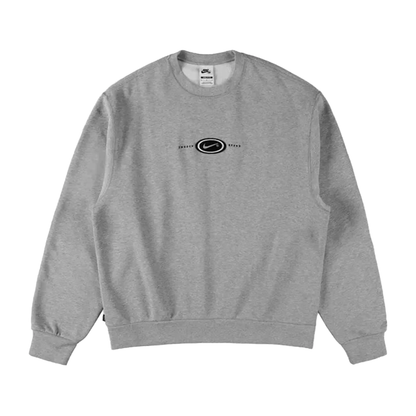 Nike SB Koston Fleece Crewneck Sweater - Dark Heather Grey