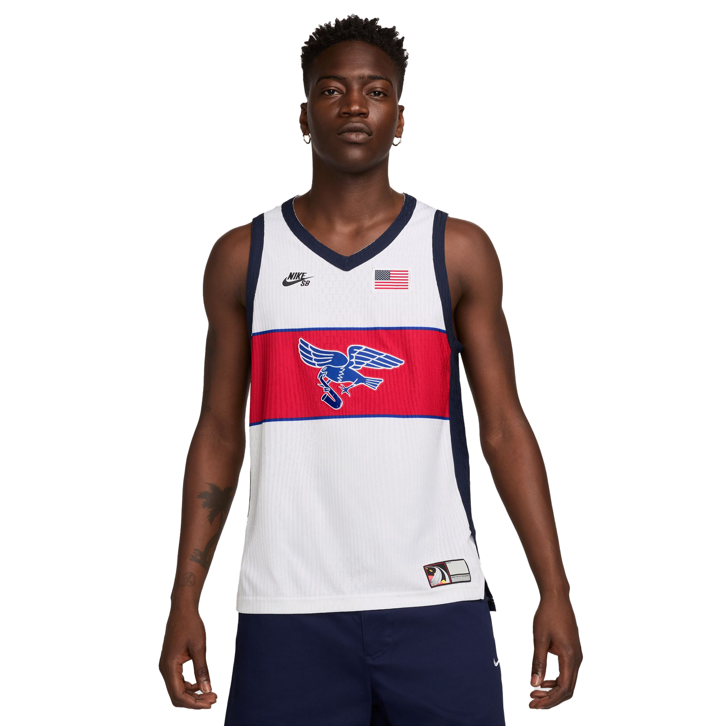 Nike SB Olympic Team USA Basketball Jersey - White/Sports Red