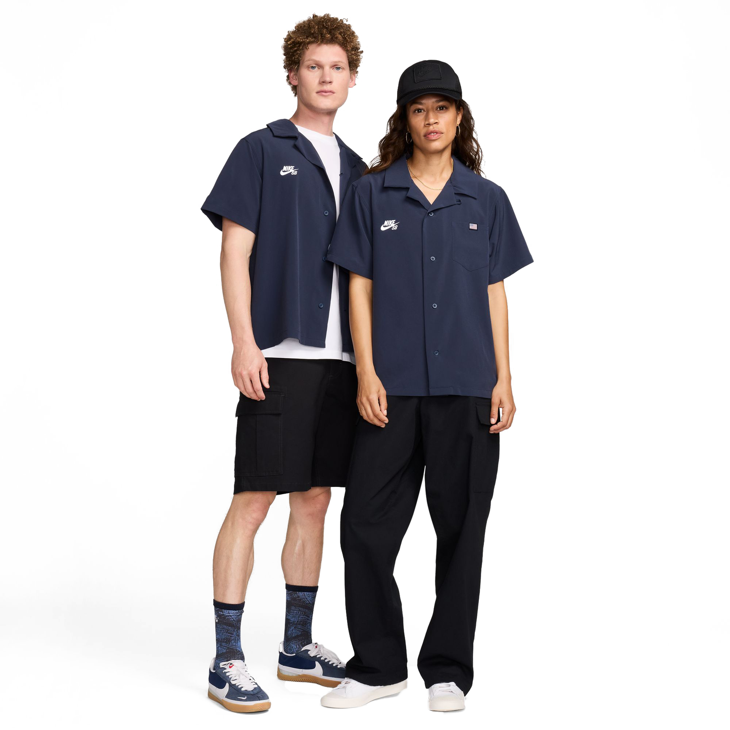 Nike SB Olympic Eagle Button Up Jersey - Obsidian