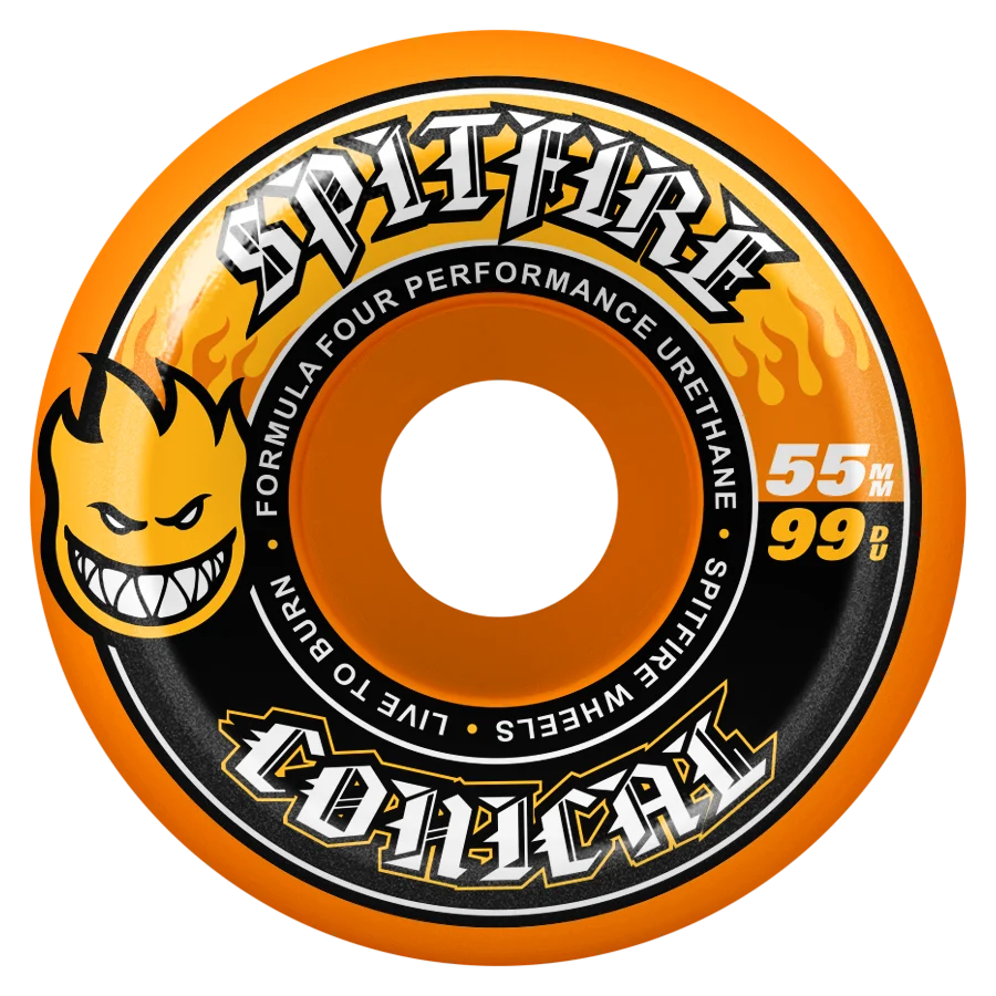 Spitfire Formula Four Conical 99a / Orange - 55mm
