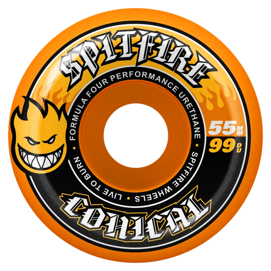 Spitfire Formula Four Conical 99a / Orange - 55mm