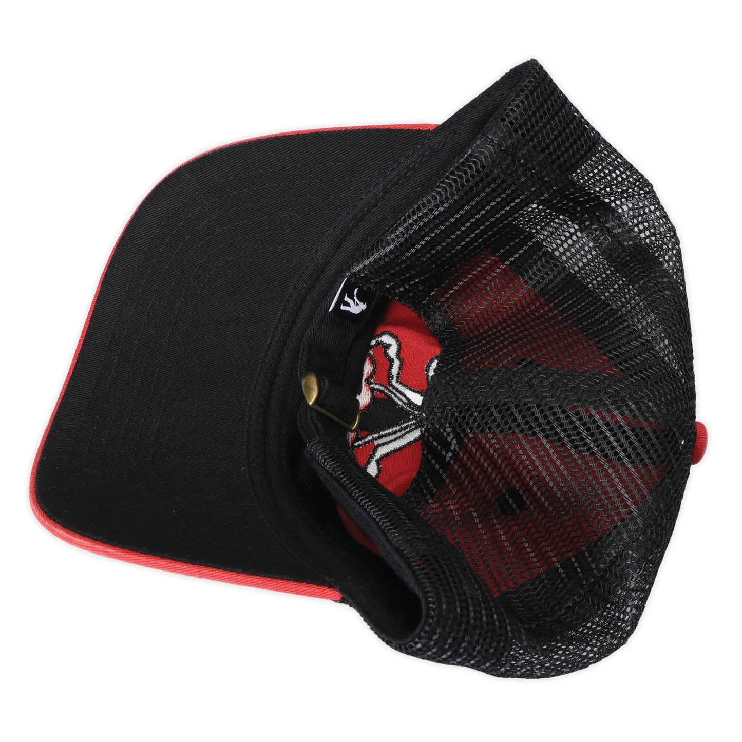 Passport Cherries Leagues Trucker Hat - Washed Red