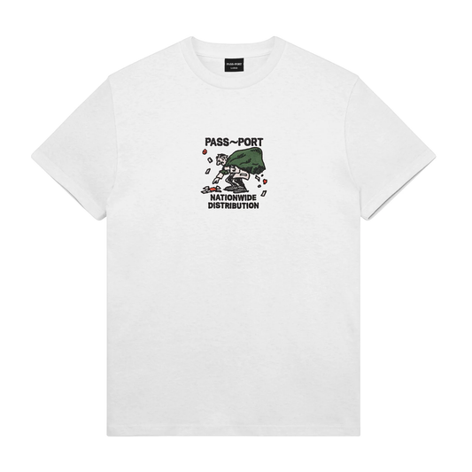 Passport Distribution Tee - White