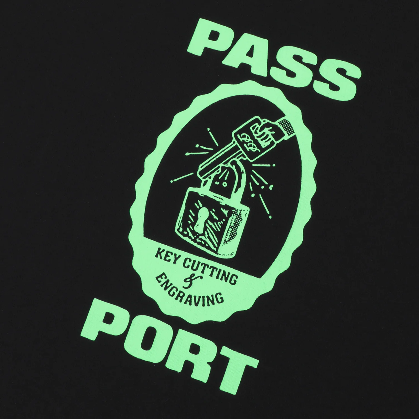 Passport Hercu-Locks Tee - Black