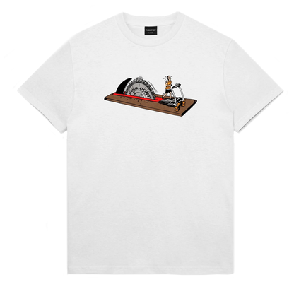 Passport Keep Running Tee - White
