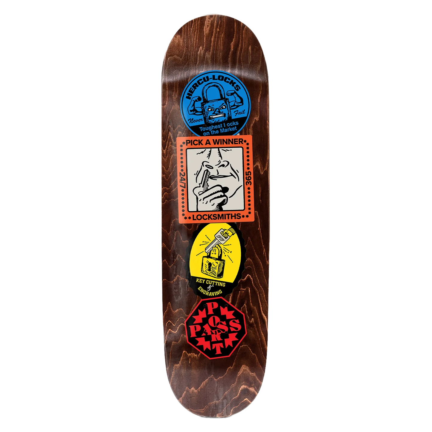 Passport Locksmith Coaster Deck - 8.8