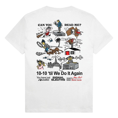 Passport Radio Silence Tee - White