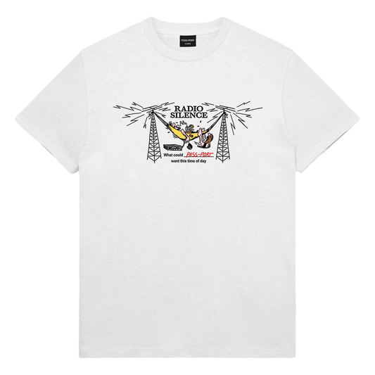 Passport Radio Silence Tee - White
