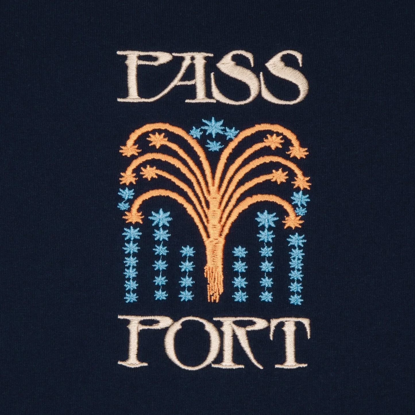 Passport Roman Candle Tee - Navy