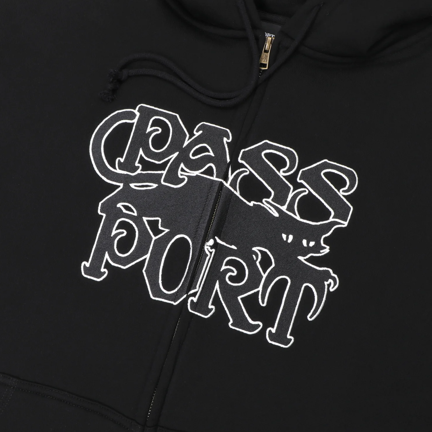 Passport Slinkin' Zip Hoodie - Black