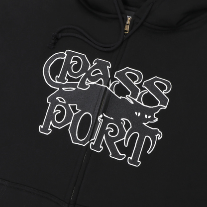 Passport Slinkin' Zip Hoodie - Black