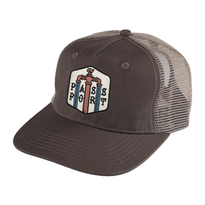 Passport Water Supply Workers Trucker - Brown