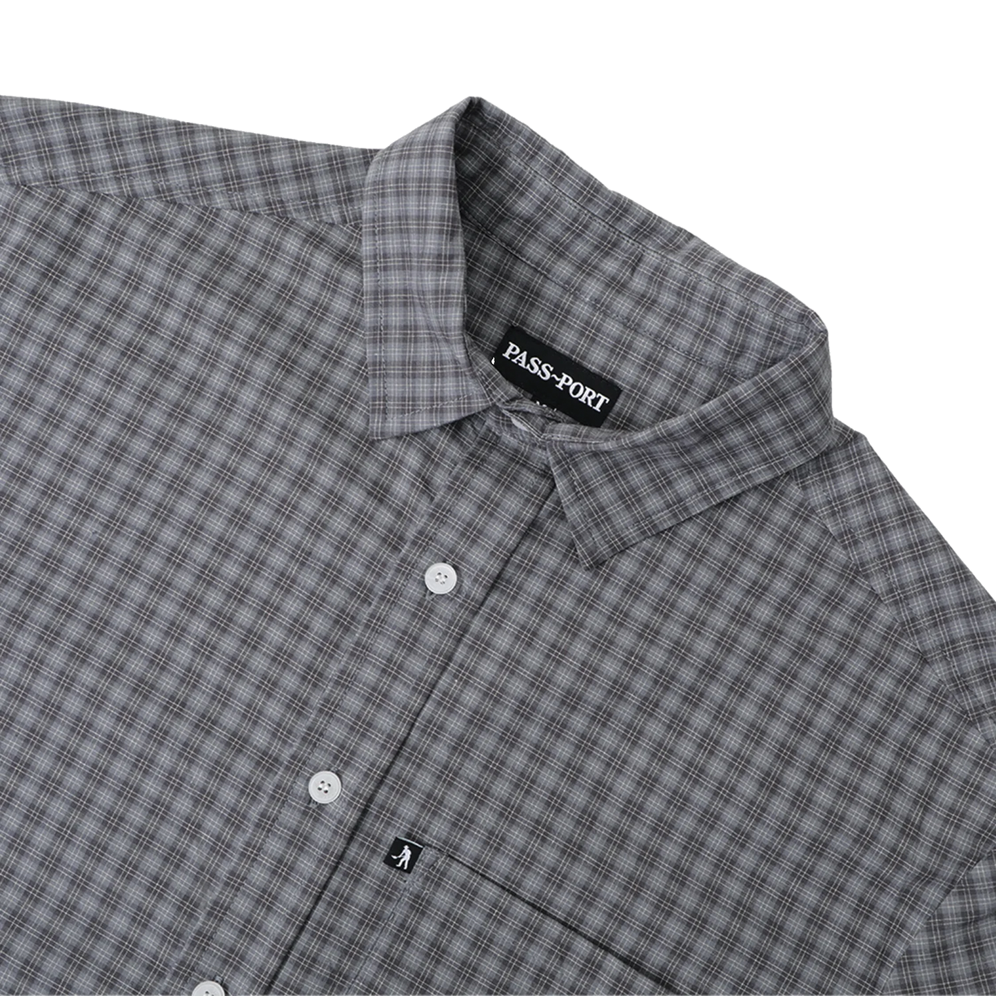 Passport Workers Check Long Sleeve Shirt - Sangria