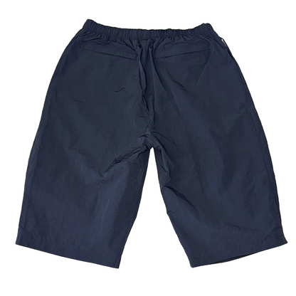 Petri Nylon Darted 3/4 Shorts - Navy