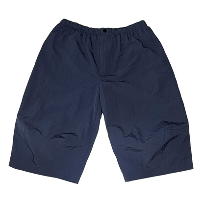 Petri Nylon Darted 3/4 Shorts - Navy