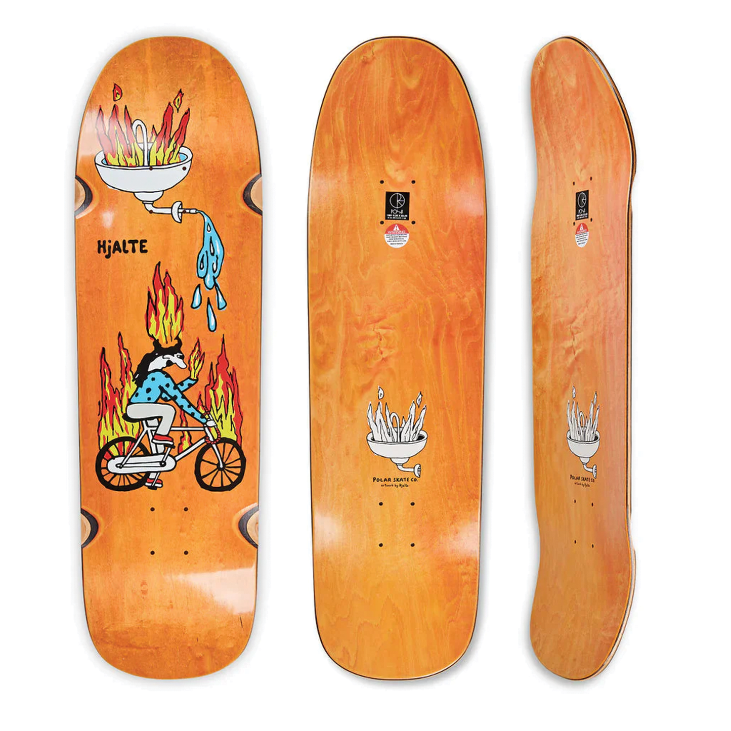 Polar Hjalte Halberg Fire Ride 1991 Deck - 9.25