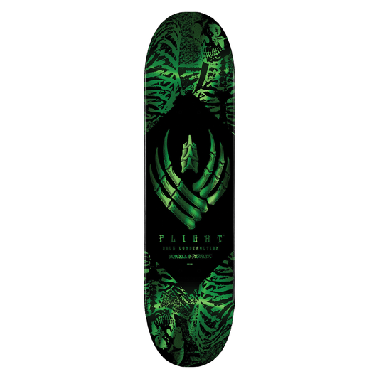 Powell Peralta Skeleton Green Foil Flight Deck - 8.5