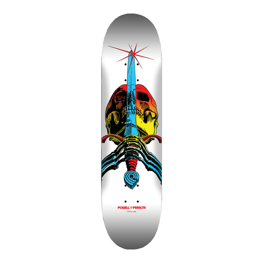 Powell Peralta Skull & Sword Yellow Fade Deck - 8.25