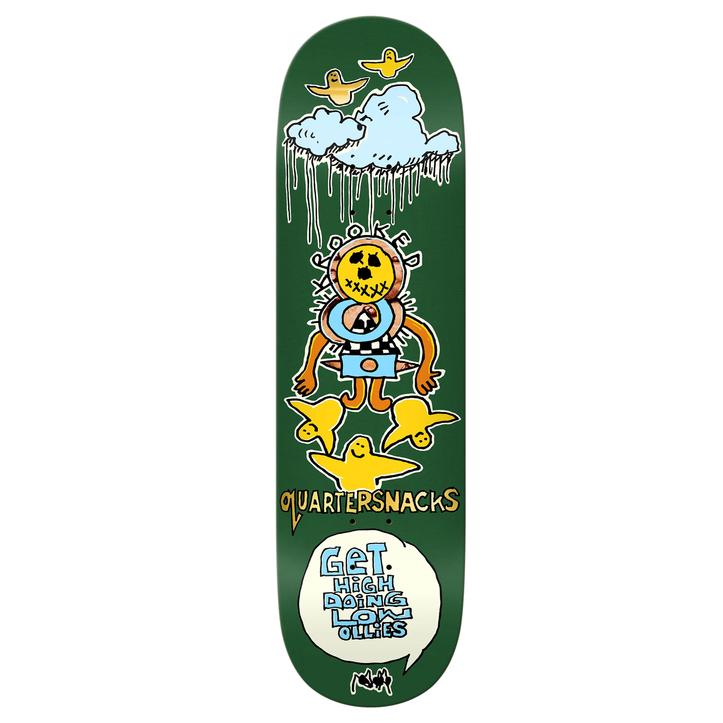 Krooked X Quarter Snacks Get High Deck - 8.25