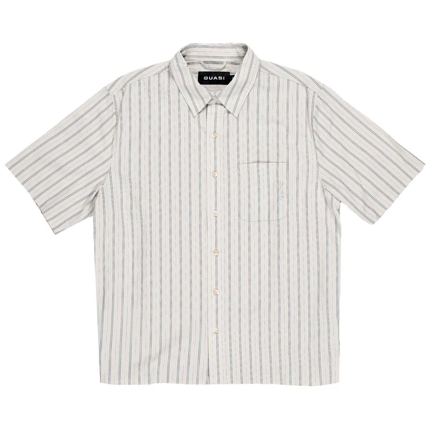 Kalvin Short Sleeve Button Up Tee - Tan