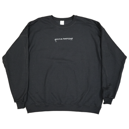 Question Logo Crewneck - Black