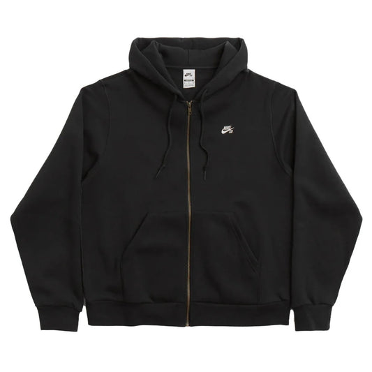 Nike SB Essential Zip Logo Hoodie - Black