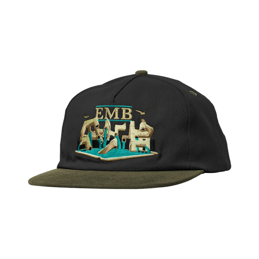 Real EMB Hat - Charcoal / Tan