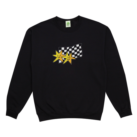 Frog Skateboards Premium Stars Crewneck - Black