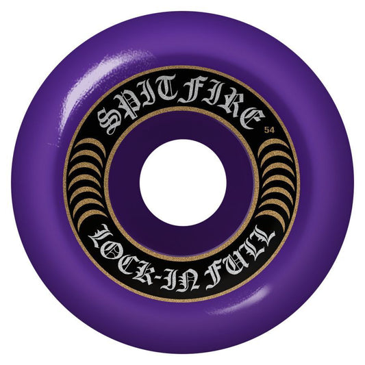 Spitfire Formula Four Lock-in Full Purple Wheels 99a - 54mm