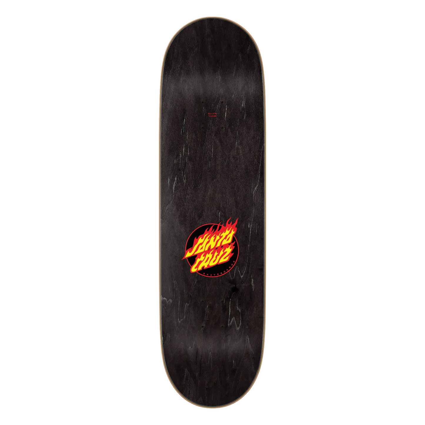 Santa Cruz Flame Dot Deck - 8.6