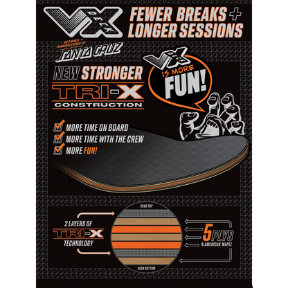 Santa Cruz Wooten Calamity VX Deck - 8.5