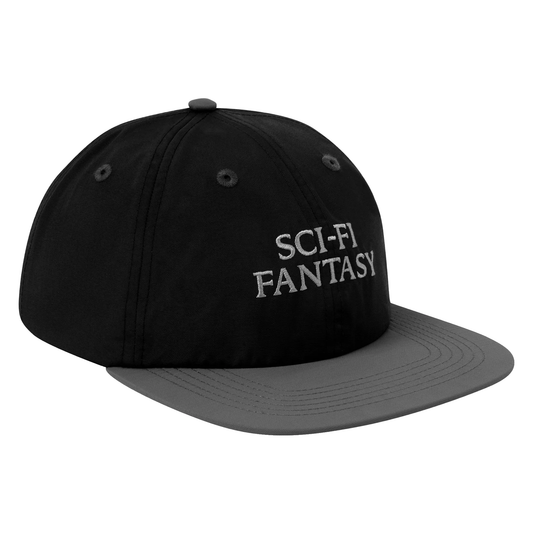 Sci-Fi Fantasy Logo Nylon Hat - Black