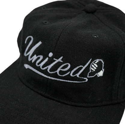 United Script Wool Hat - Black