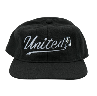United Script Wool Hat - Black