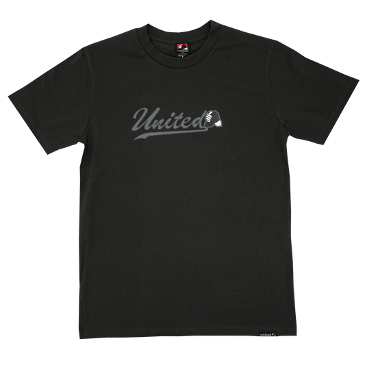 United Script Tee - Coal