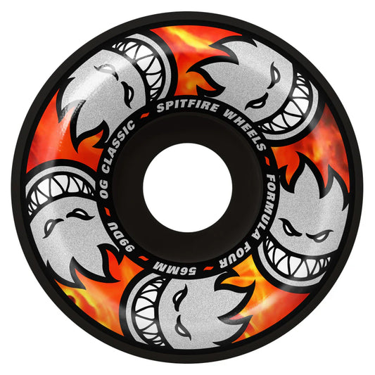 Spitfire Formula Four Multiball OG Classic Black 99a - 56mm