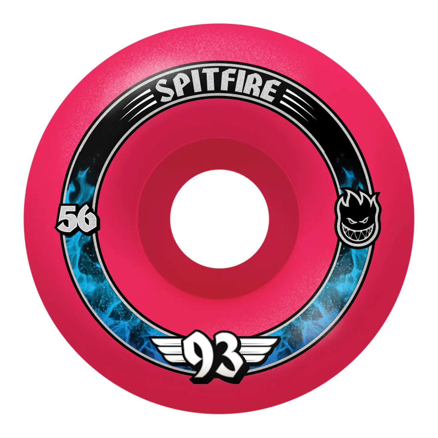 Spitfire Formula Four 93a Soft Sliders Radial Pink Wheel - 56mm