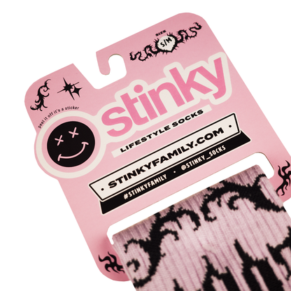 Stinky Dark Romance Socks - Rose Ash