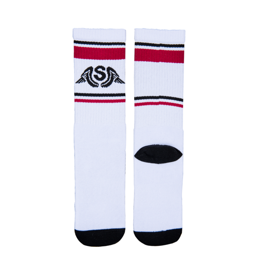 Stinky Wings Socks - White