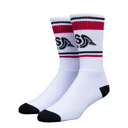 Stinky Wings Socks - White