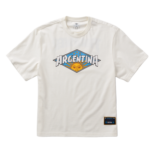 Adidas Thrasher x AFA Argentina Tee  - White
