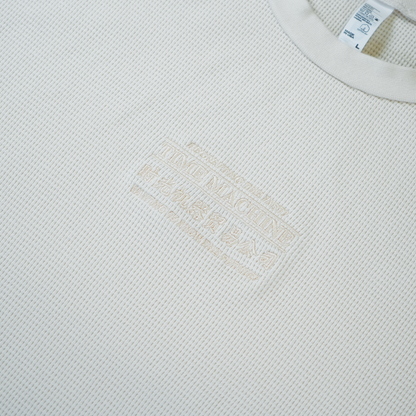 Time Machine Advertisement Thermal Longsleeve - Cream