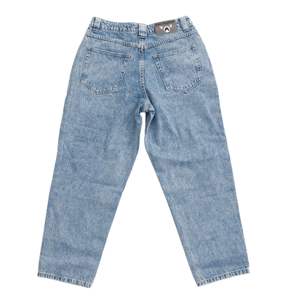 Time Machine Emoji Denim Pants - Blue