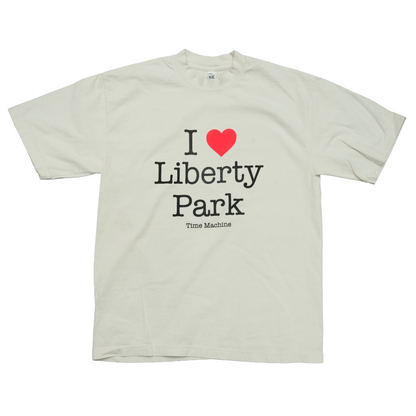 Time Machine I Love Liberty Tee - Cream