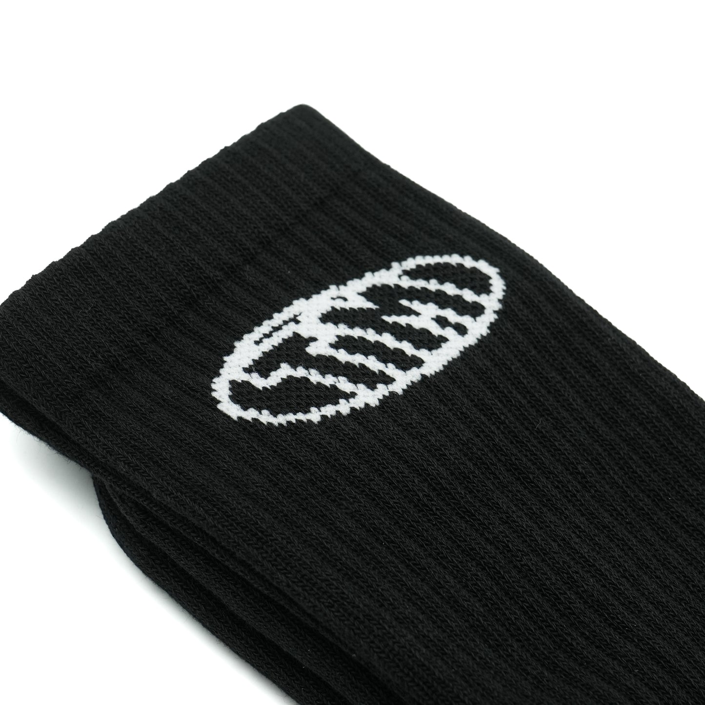 Time Machine Oval Logo Socks - Black