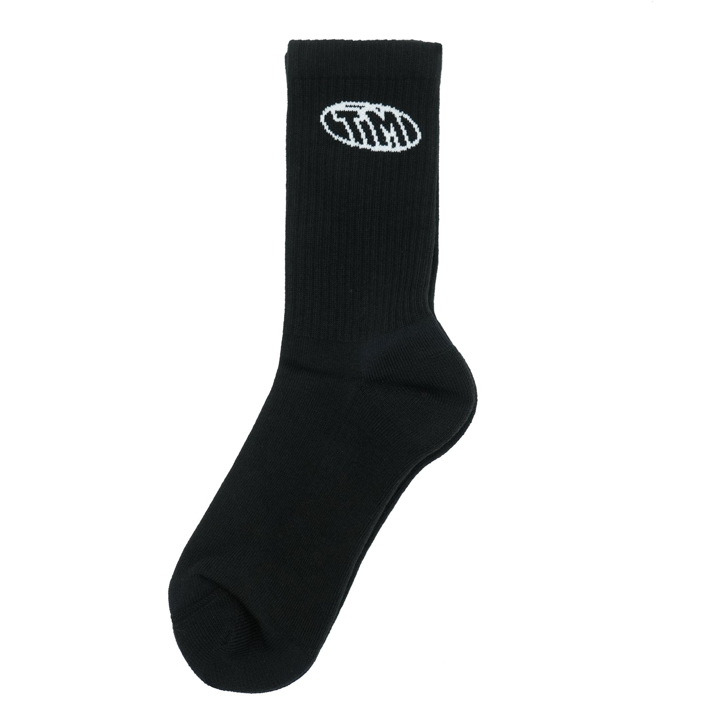 Time Machine Oval Logo Socks - Black