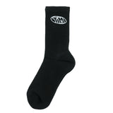 Time Machine Oval Logo Socks - Black