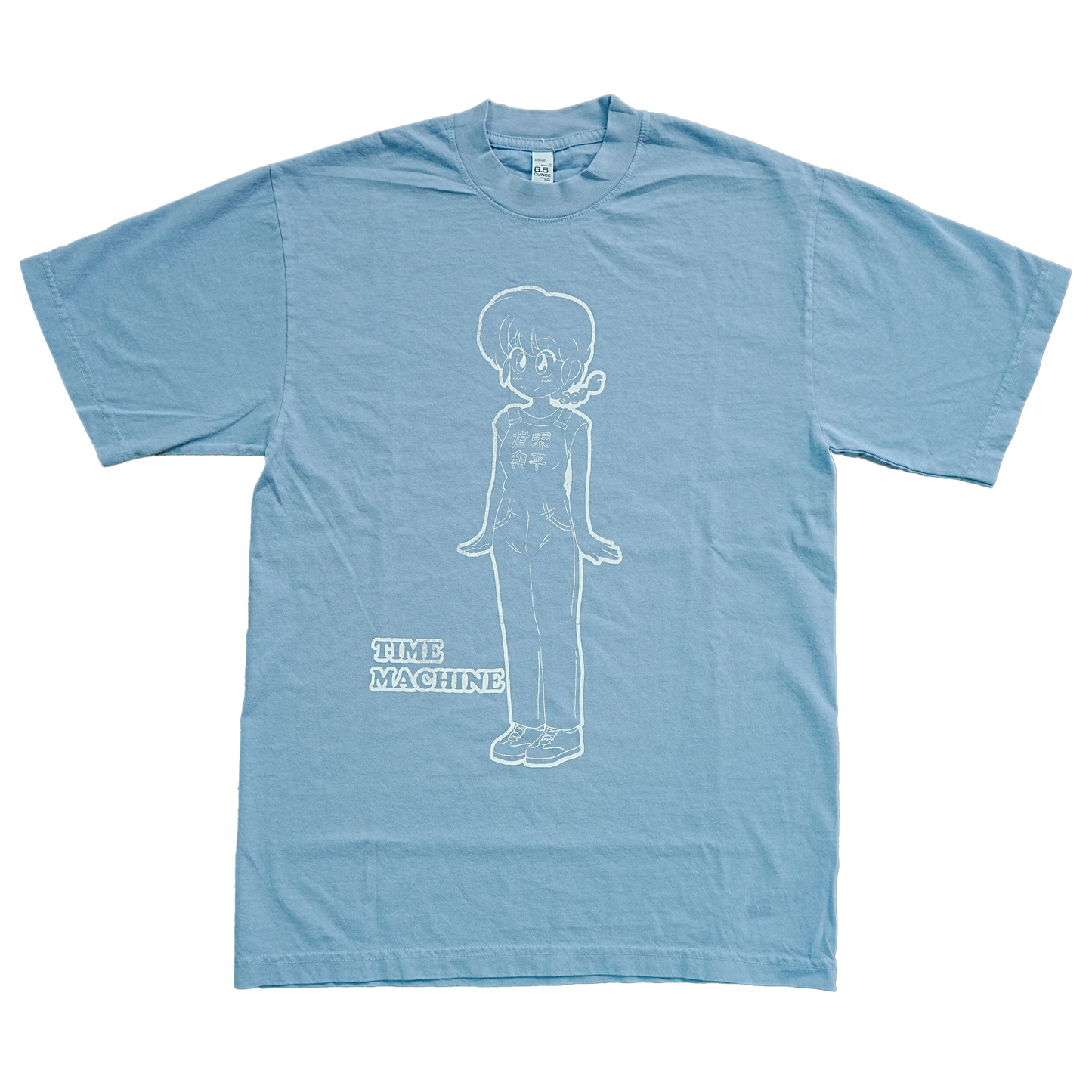 Time Machine Ranma Tee - Clear Blue